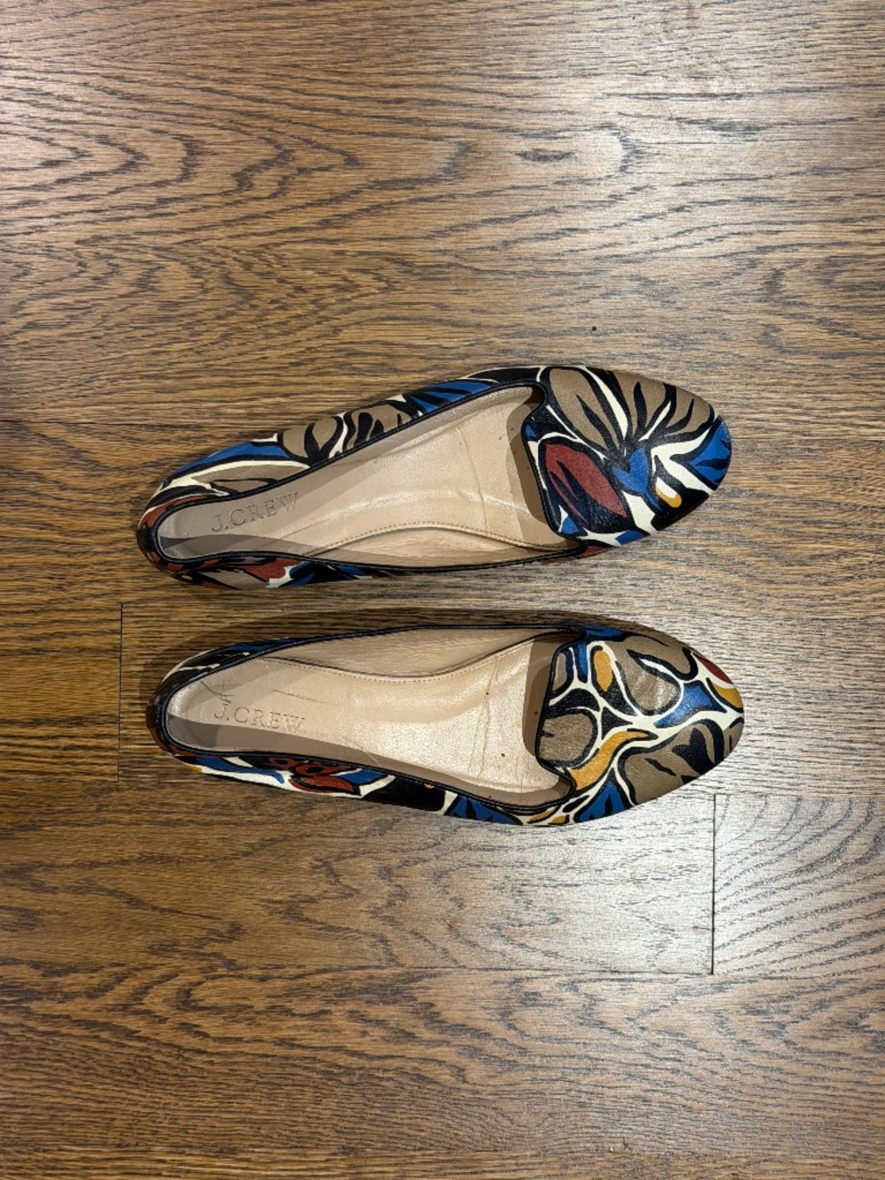 J Crew Patterned Flats (Size 8-8.5)